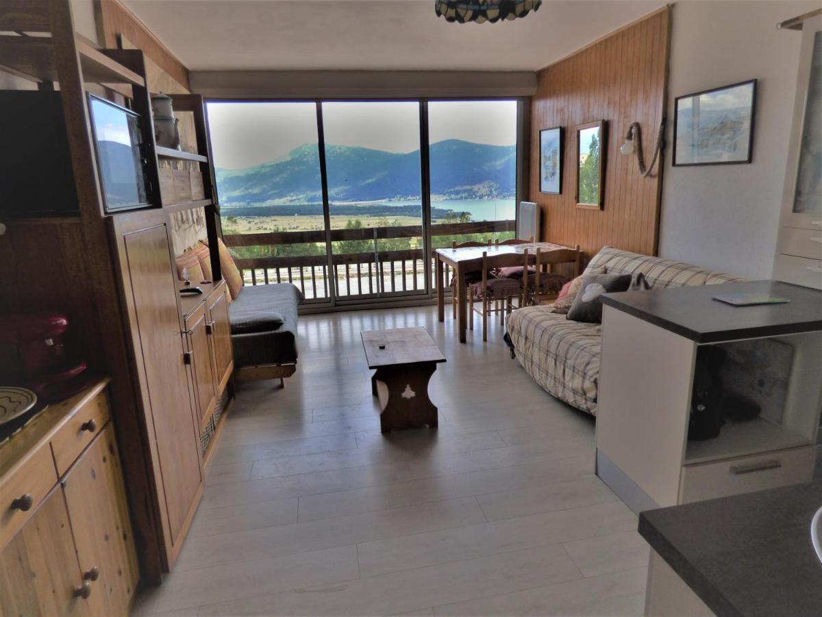 "Les Lupins 10" Residence "Les Lupins" Studio Cabine Pkg-100M Telecabine-Vue Lac, Montagne, Village Les Angles  Ngoại thất bức ảnh